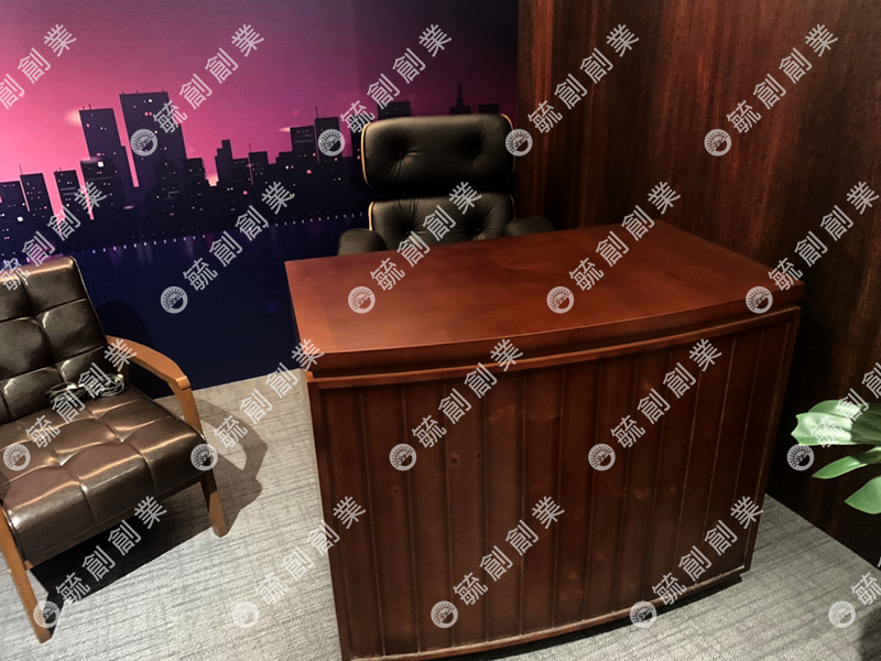 訂製木作櫃台 高級個人辦公桌 洽談桌-客製化櫃台系列